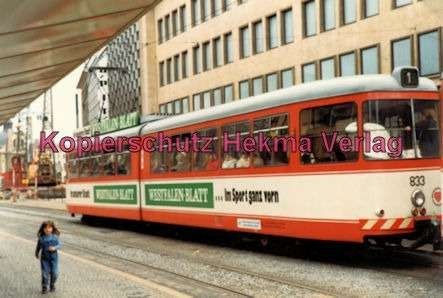 Bielefeld Straßenbahn - Linie 1 - Wagen Nr. 833