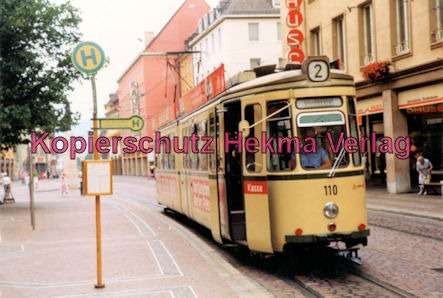 Freiburg Straßenbahn - Linie 2 - Wagen Nr. 110 - Bild 4