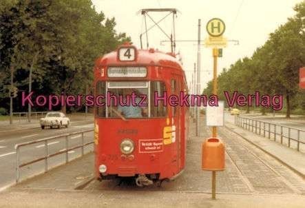 Heidelberg Straßenbahn - Haltestelle Bunsen-Gymnasium - Linie 4 - Wagen Nr. 225 - 2