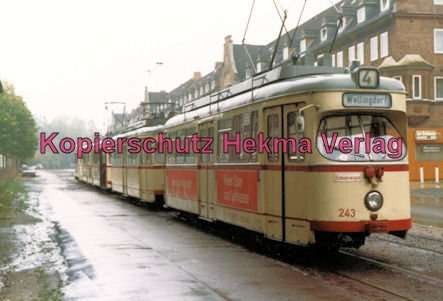 Kiel Straßenbahn - Linie 4 - Wellingdorf - Wagen Nr. 243