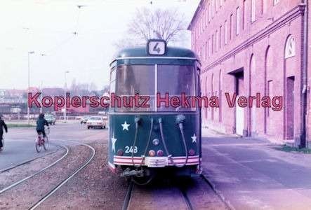 Kiel Straßenbahn - Endstation Holtenau - Linie 4 - Wagen Nr. 248