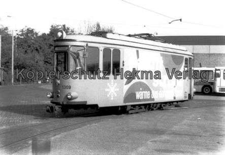 Mannheim Straßenbahn - Freiluftdepot Lutzenberg - Wagen Nr. 1309