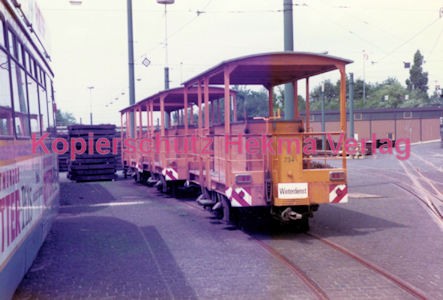 Essen Straßenbahn - Depot Borbeck - Wagen für den Winterdienst - Bild 2