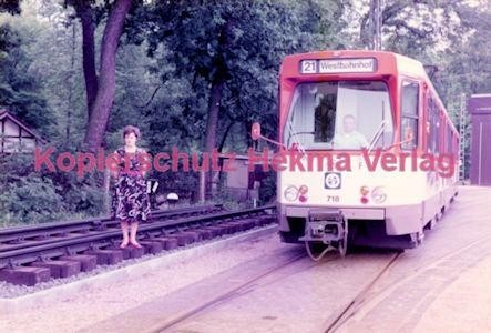 Frankfurt Straßenbahn - Verkehrsmuseum Schwanheim - Linie 21 Wagen Nr. 718