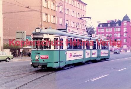 Heidelberg Straßenbahn - Bunsengymnasium - Linie 1 Wagen Nr. 227