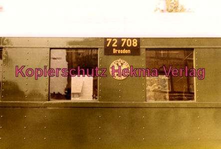 Karlsruhe Straßenbahn - Bahnhofsfest - Ettlingen Stadt - Historischer Zug - Wagen Nr. 72 708 (Dresden)