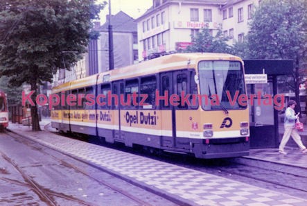 Krefeld Straßenbahn - Linie 043 Wagen Nr. 832