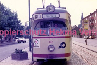 Krefeld Straßenbahn - Linie 041 Wagen Nr. 810