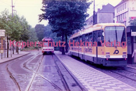 Krefeld Straßenbahn - Ostwall - Linie 43 Wagen Nr. 832