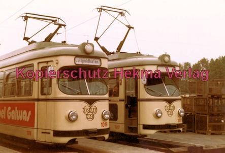 Ludwigshafen Straßenbahn - Depot Luitpoldhafen - Wagen Nr. 117 und Nr. 1018 - Bild 2