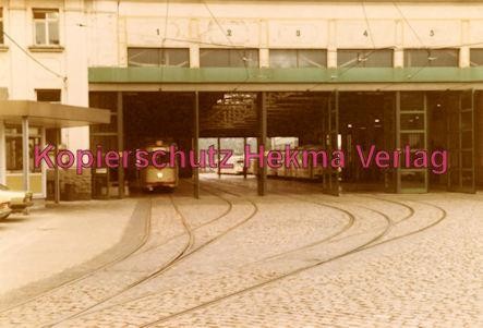 Ludwigshafen Straßenbahn - Depot Luitpoldhafen - Wagen im Depot