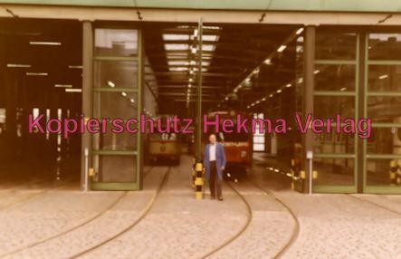 Ludwigshafen Straßenbahn - Depot Luitpoldhafen - Blick ins Depot