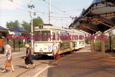Mannheim Straßenbahn - Linie 1 Wagen Nr. 396