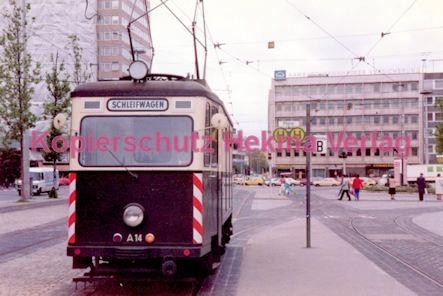 Nürnberg Straßenbahn - Haltestelle Plärrer - Schleifwagen - Bild 1