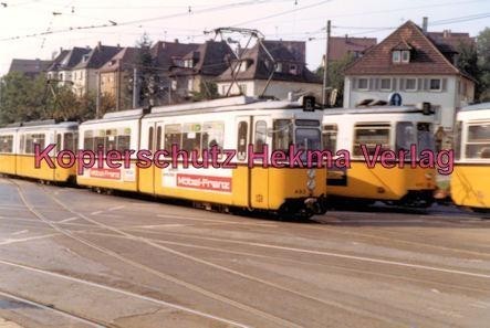 Stuttgart Straßenbahn - mehrere Wagen