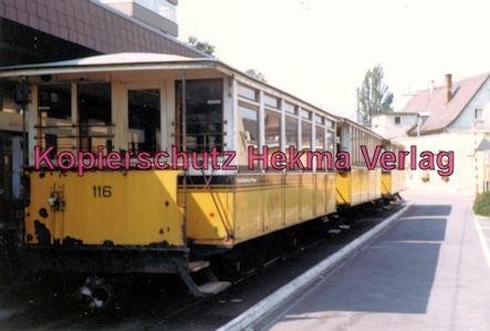 Stuttgart Zahnradbahn - Marienplatz-Degerloch - Bahnhof Degerloch - Linie 10 Wagen Nr. 116