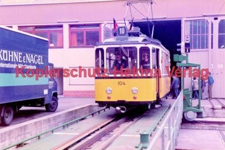 Stuttgart Straßenbahn - BDEF e.V. Tagung in Stuttgart - Zahnradbahn - Depot - Wagen Nr. 104 - Bild 2