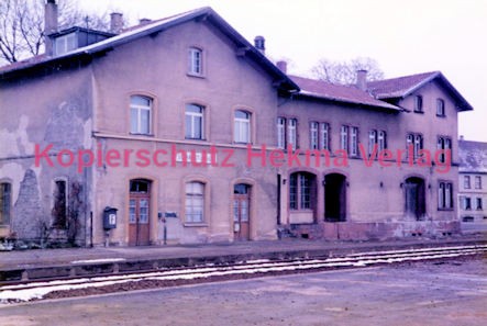Schaidt (Pfalz) Eisenbahn - Bahnhof - Bahnhofsgebäude