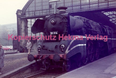 Wiesbaden Eisenbahn - Hauptbahnhof - Lok 18 314