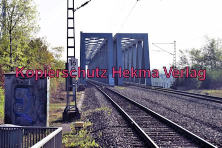 Karlsruhe Straßenbahn - Maximiliansau Eisenbahnstraße - Eisenbahnbrücken über den Rhein