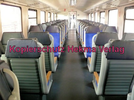 Wörth Eisenbahn - Wörth Bahnhof - Zug 628 207 - Innenansicht
