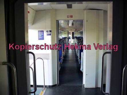 Wörth Eisenbahn - Wörth Bahnhof - Zug 628 207 - Innenansicht