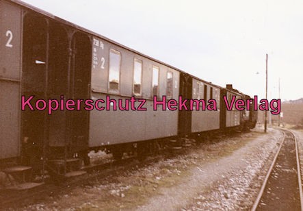 Bottwartalbahn Schmalspur-Eisenbahn - Bahnhof Beilstein - Personenwagen