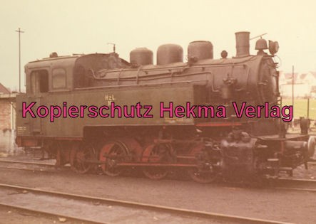 Gammertingen - Hohenzollernsche Landeseisenbahn A.G. - Bahnhof Gammertingen - Lok 16 erbaut 1928 von AEG Berlin