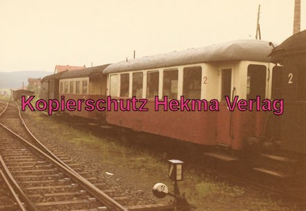 Kassel-Wilhelmshöhe-Naumburg - Bahnhof Naumburg - Abgestellte Personenwagen