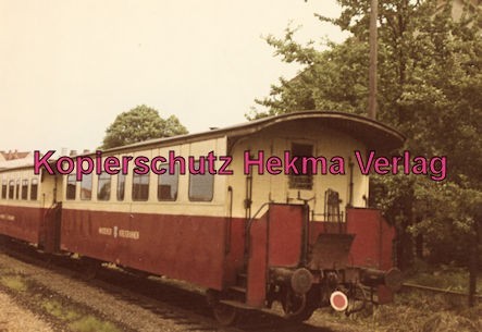 Mindener Kreisbahnen - Bahnhof Minden - Wagen aus der Zeit des Dampfbetriebes