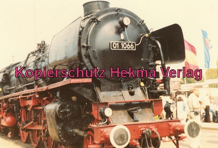 Karlsruhe Straßenbahn - 25 Jahre AVG Jubiläum- Ettlingen Stadt - Dampflok 01 1066