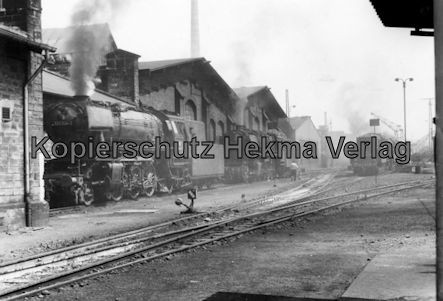 Saarbrücken Eisenbahn - BW Saarbrücken - Lok 023 034-2