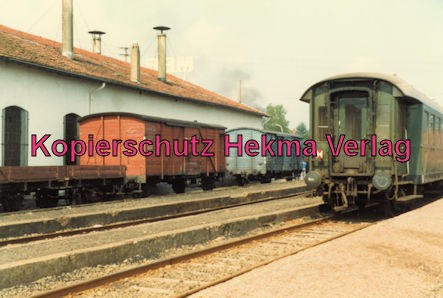 Merzig-Büschfelder Eisenbahn - Bahnhof Merzig-Ost - Güter- und Personenwagen