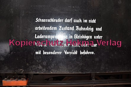 Eisenbahnmuseum Neustadt - Dampfmaschinenschneeschleuder 947 5 160-6
