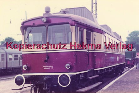 Buxtehude-Harsefeld - Bahnhof Buxtehude-Süd - Museumsfahrzeug der BHE - Wagen 761