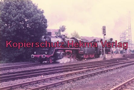 Sonderzug nach Königstein i. T. - Bahnhof Frankfurt-Höchst - Lok 50 685 und Lok 01 118