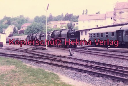 Sonderzug nach Königstein i. T. - Bahnhof Königstein - Lok 50 685 und Lok 01 118