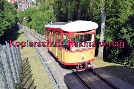 Turmbergbahn Karlsruhe - Wagen 1 auf der Strecke