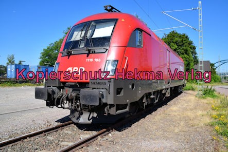 Wörth Eisenbahn - Wörth Alte Bahnmeisterei - Nebengleis - Lok ÖBB 1116 198