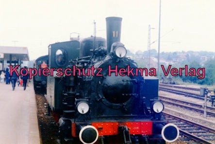 Museumszug Nürtingen-Neuffen - Bahnhof Neuffen - Lok