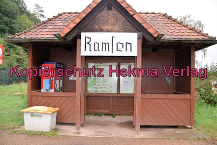 Ramsen Pfalz Eisenbahn - Bahnhof Ramsen - Bahnhäuschen (Wartehalle)