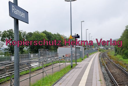 Ramsen Pfalz Eisenbahn - Bahnhof Ramsen - Bahnsteig