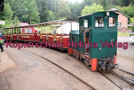 Stumpfwaldbahn Eiswoog Pfalz Eisenbahn - Bahnhof Eiswoog - Feldbahnlok der Eisenberger Klebsand-Werke GmbH