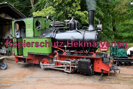 Stumpfwaldbahn Eiswoog Pfalz Eisenbahn - Bahnhof Eiswoog - Feldbahndampflok der Eisenberger Klebsand-Werke GmbH