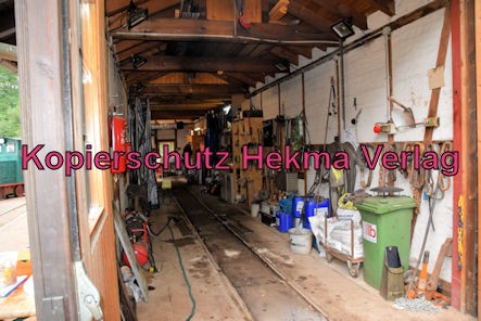 Stumpfwaldbahn Eiswoog Pfalz Eisenbahn - Bahnhof Eiswoog - Lokschuppen und Werkstatt