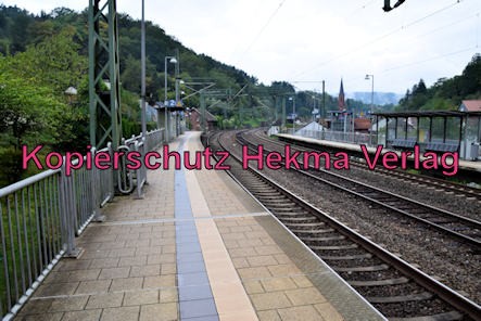 Weidenthal Pfalz Eisenbahn - Bahnhof Weidenthal - Bahnsteig
