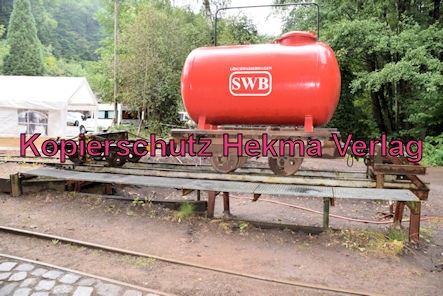 Stumpfwaldbahn Eiswoog Pfalz Eisenbahn - Bahnhof Eiswoog - Löschwasserwagen