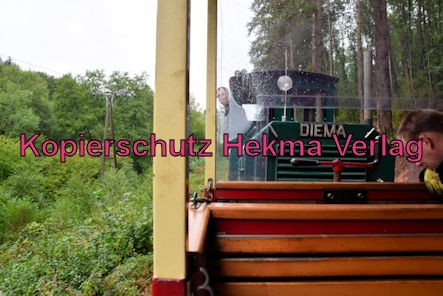 Stumpfwaldbahn Eiswoog Pfalz Eisenbahn - Bahnhof Eiswoog - Auf der Strecke