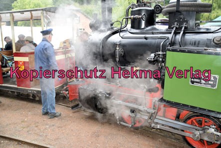 Stumpfwaldbahn Eiswoog Pfalz Eisenbahn - Bahnhof Eiswoog - Lok unter Dampf