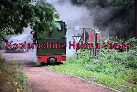Stumpfwaldbahn Eiswoog Pfalz Eisenbahn - Bahnhof Eiswoog - Auf der Strecke